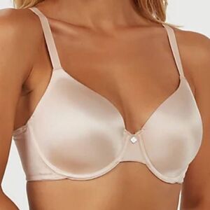Breezies Shine Contour Underwire T-Shirt Bra Size 44C Beige‎ Style A309015